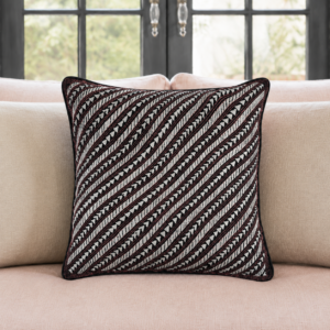 Slanted Bows- Kantha cushion cover