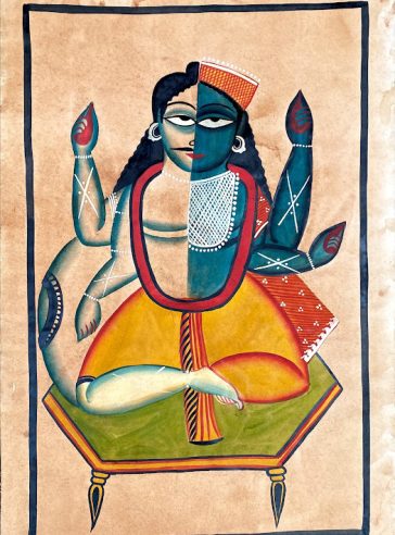 Harihara- Bengal Pattachitra