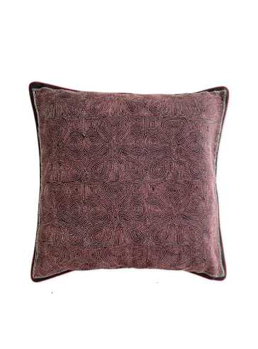 Whimsical patterns- Kantha cushion cover