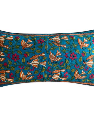 Flora & Fauna- Kantha cushion cover