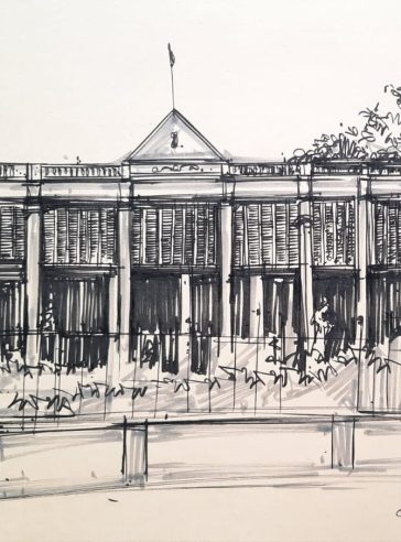 Chandan Nagore- Museum-Urban Sketch