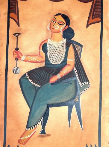 Feminine Grace- Bibi Jaan- Bengal Pattachitra