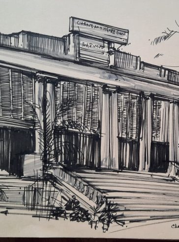 Chandan Nagore- Government College -Urban Sketch