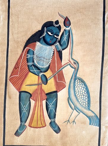 Bakasur ka vadh- Bengal Pattachitra