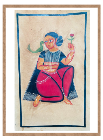 Bibi Jaan- Feminine Grace- V- Bengal Pattachitra