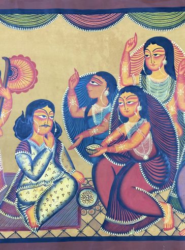 Jamai Shashti- Bengal Pattachitra