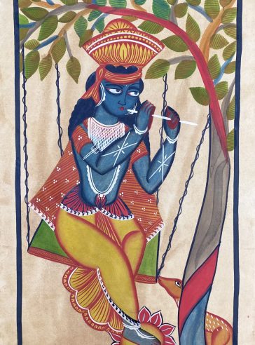 Solitude- Bengal Pattachitra