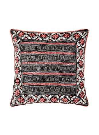 Phool & Raan- Kantha cushion cover 20"