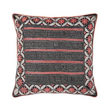 Phool & Raan- Kantha cushion cover 20"