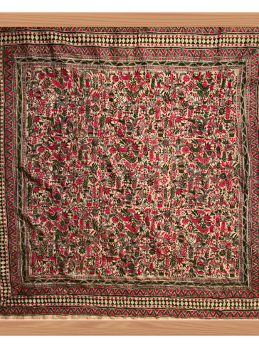 Graam Bangla- Kantha embroidered wall hanging