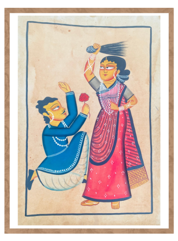 Babu-Bibi-2- Original-Bengal Pattachitra