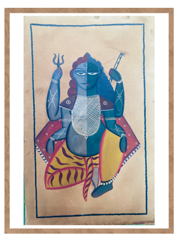 Hari-hara-Original Bengal Pattachitra