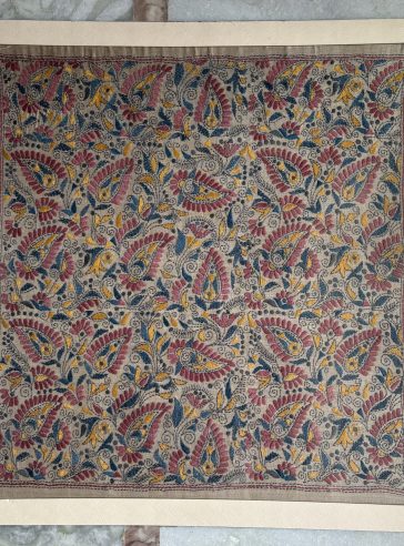 Kolka aar Phool- Kantha embroidered wall art