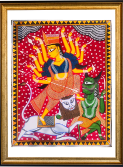 Durgati Nashini VI- Original-Bengal Pattachitra