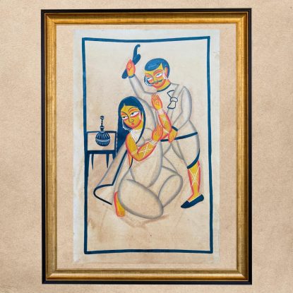 Tarakeshwar Murder Case of 1873- Kalighat Pattachitra