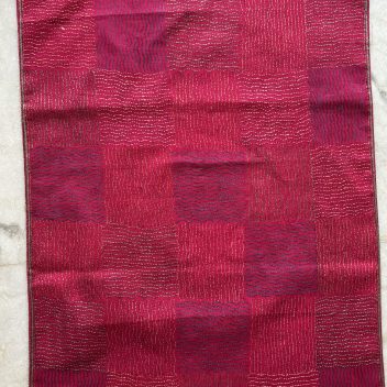 Kimi - Dark Pink - Kantha table runner