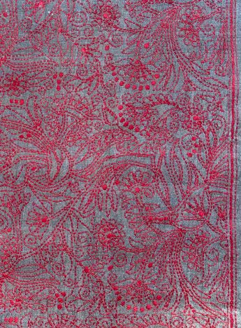 Whimsical Patterns- Kantha embroidered wall art