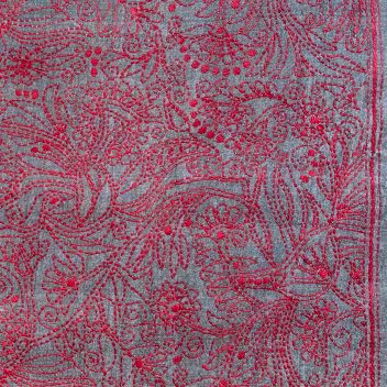 Whimsical Patterns- Kantha embroidered wall art