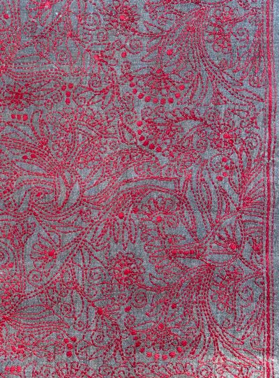 Whimsical Patterns- Kantha embroidered wall art