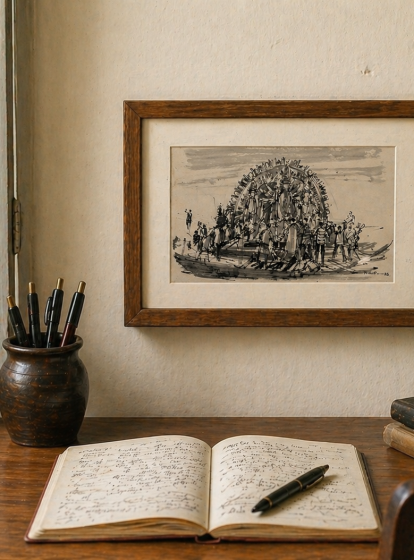 Bishorjon -Urban Sketch