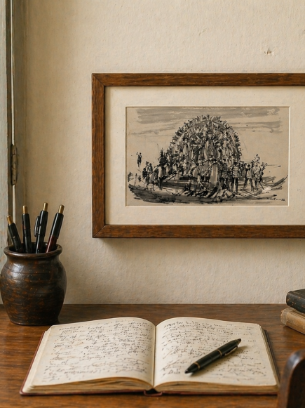 Bishorjon -Urban Sketch