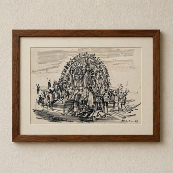 Bishorjon -Urban Sketch