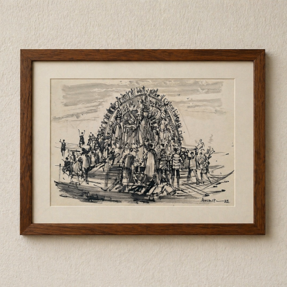 Bishorjon -Urban Sketch
