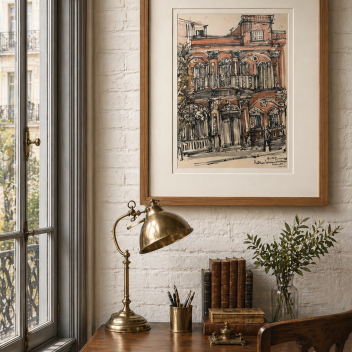 Bidhan Sarani, Kolkata-Urban Sketch