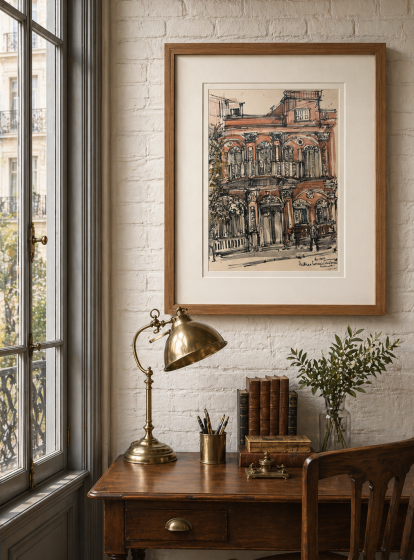 Bidhan Sarani, Kolkata-Urban Sketch