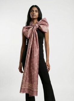 Maya- Kantha embroidered on pure Tussar Silk Dupatta/Shawl