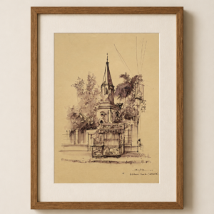 Bethun Church,Kolkata 8.5" x 11.5"