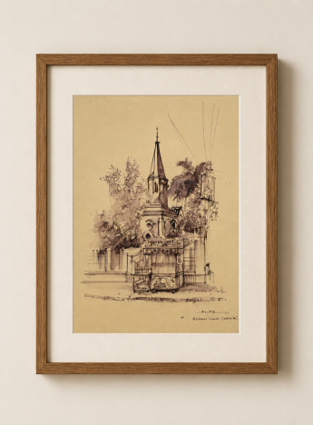 Bethun Church,Kolkata 8.5" x 11.5"