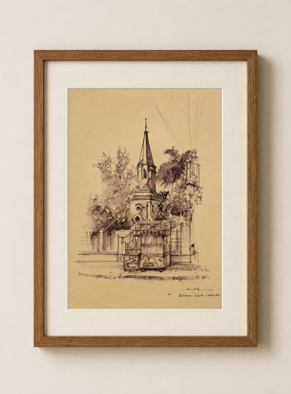 Bethun Church,Kolkata 8.5" x 11.5"
