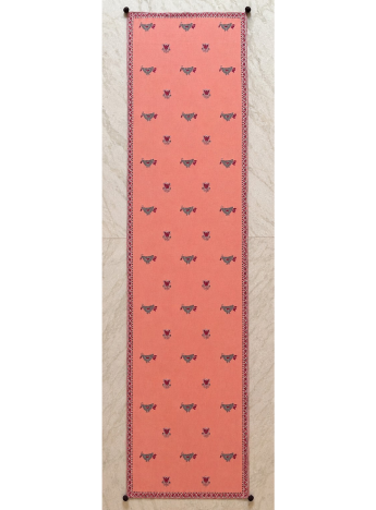 Golap Pakhi - Kantha embroidered Cotton table runner