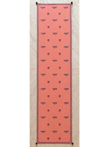 Golap Pakhi - Kantha embroidered Cotton table runner